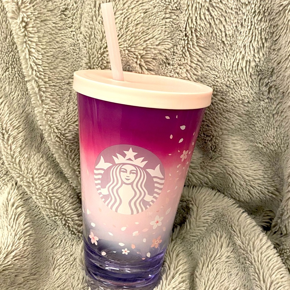 Starbucks cherry blossom Korea straw tumbler